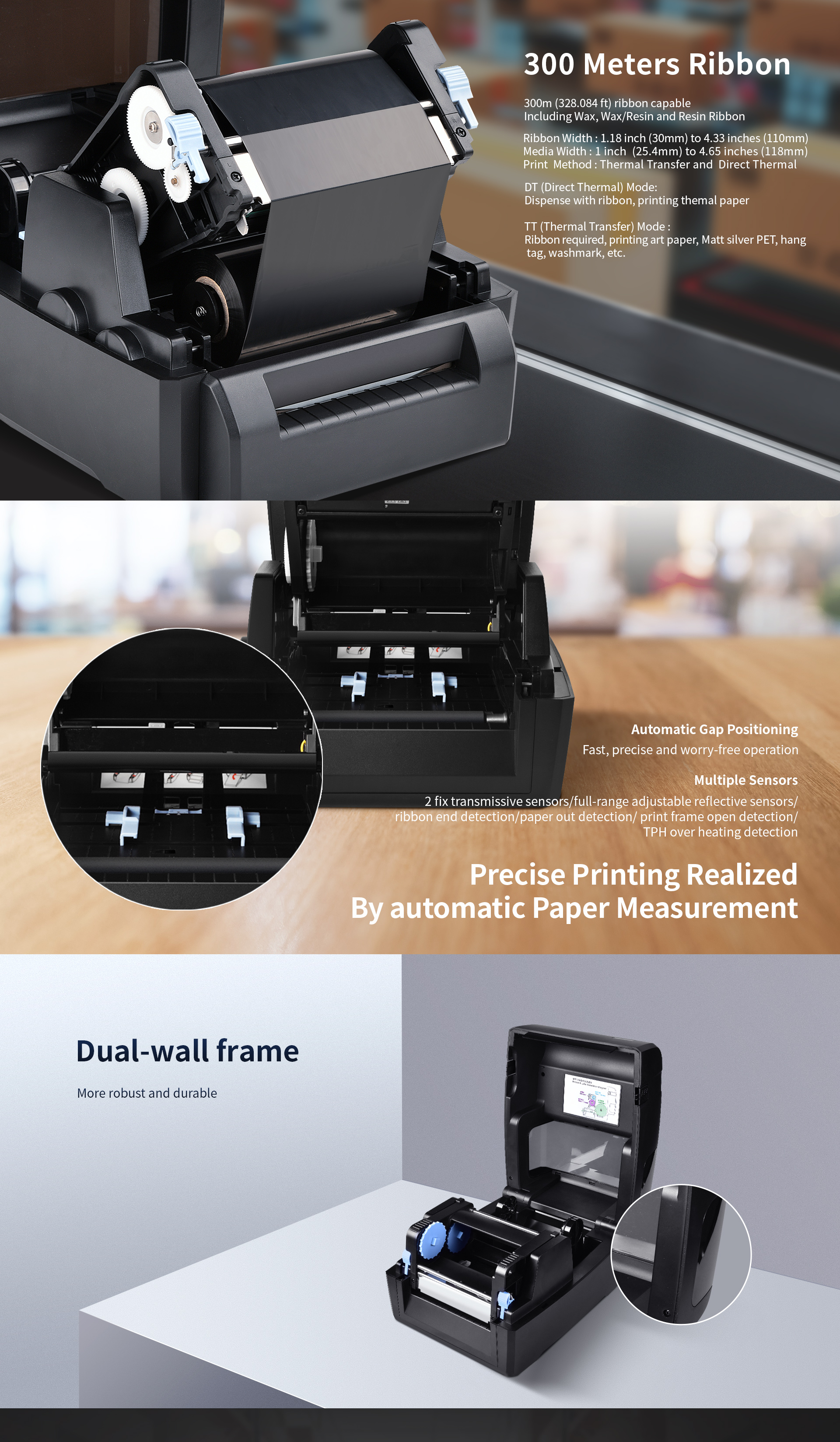 By automatic Paper Measurement